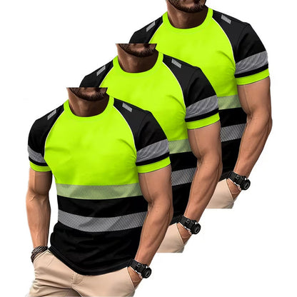 Men's High Visibility Round-Neck Top
