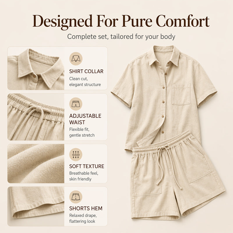 Women's Casual Vacation 2-Piece Set