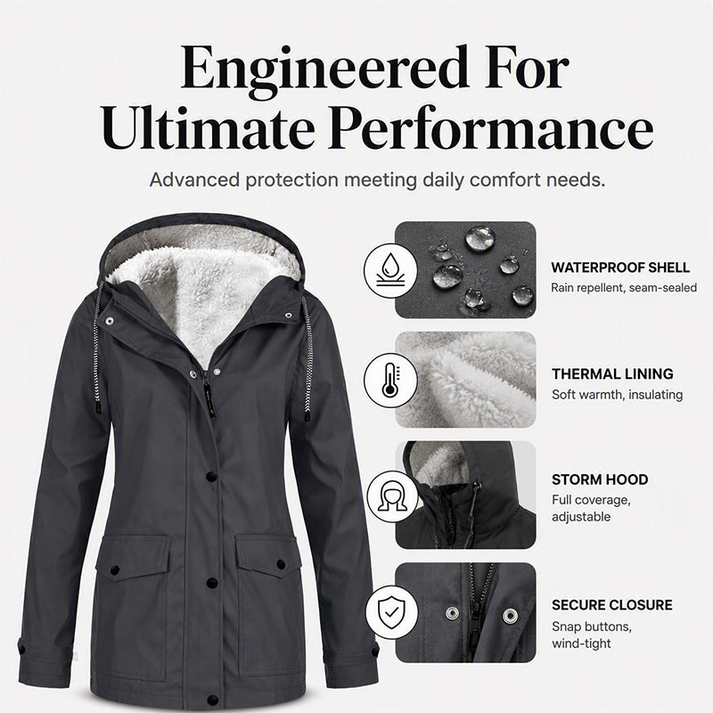 New Arrivals 🧥 Windproof Jacket with Soft Plush Lining – Lightweight Warmth for Outdoor Adventures