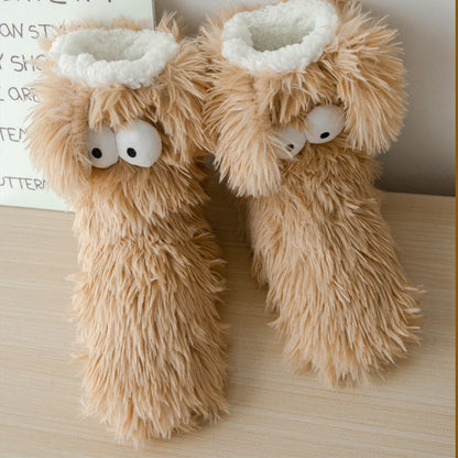 Women's Winter Cozy Non-Slip Home Socks