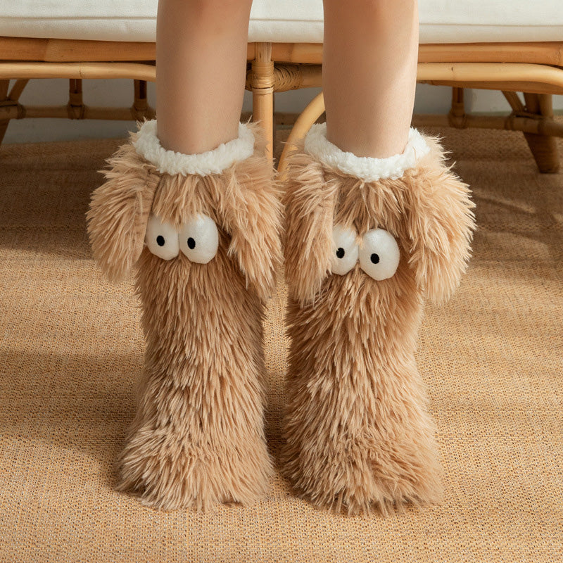 Women's Winter Cozy Non-Slip Home Socks