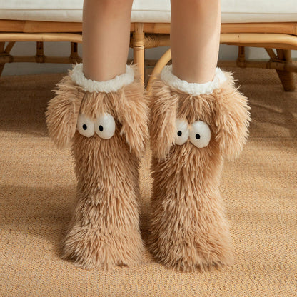 Women's Winter Cozy Non-Slip Home Socks
