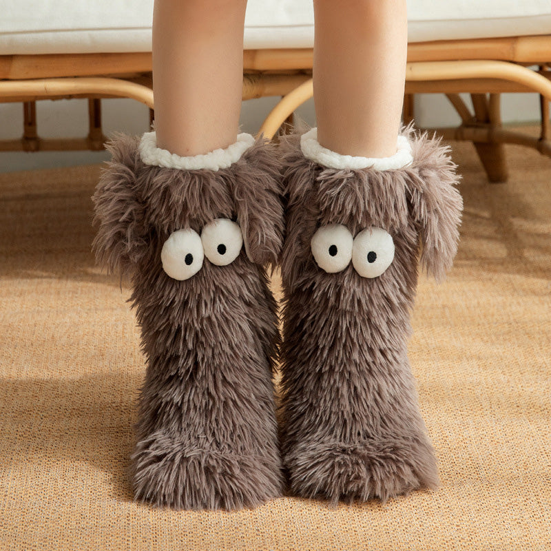 Women's Winter Cozy Non-Slip Home Socks