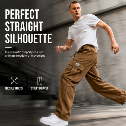 🏷️ Everyday Utility | Men's Multi-Pocket Loose-Fit Cargo Pants