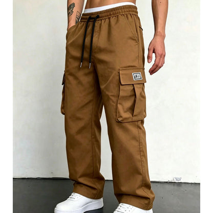 🏷️ Everyday Utility | Men's Multi-Pocket Loose-Fit Cargo Pants