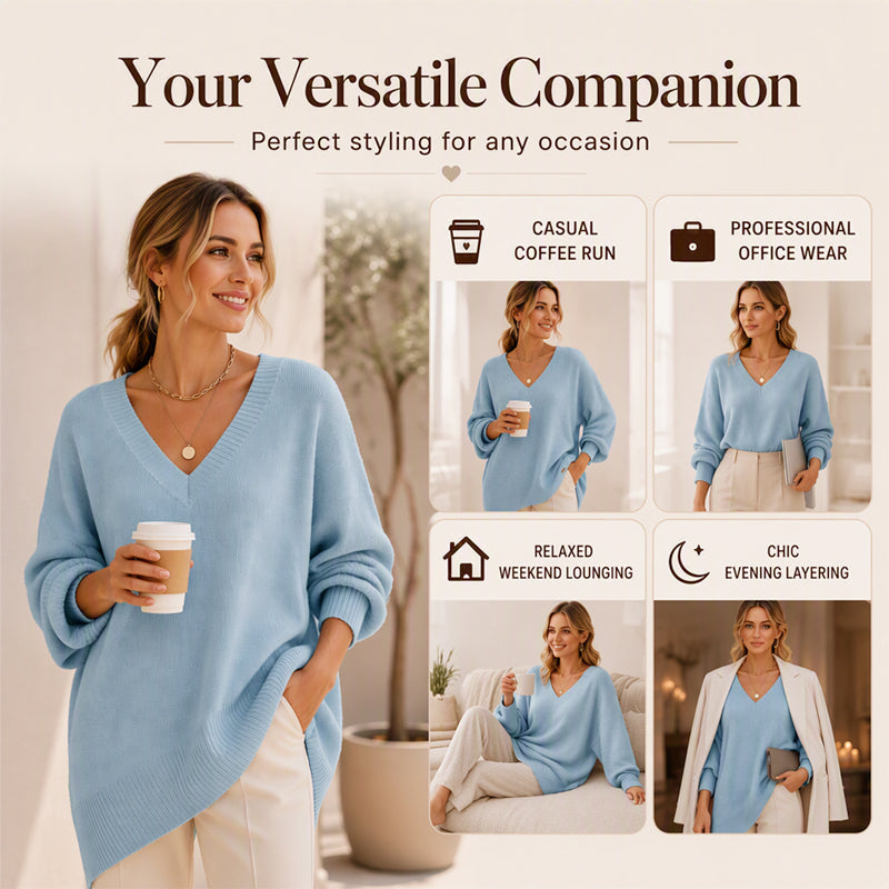 🍂🔥Women's Mid Length Knit Sweater