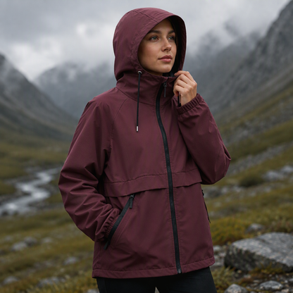 💖Women's Outdoor Windproof Hooded Jacket