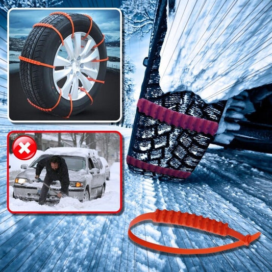 2023 Winter Hot Sale🔥Universal Reusable Anti-skid Nylon Tire Chains