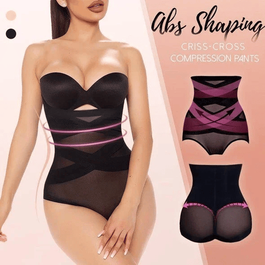 🥳NOW 49% OFF🎉-Cross Compression Abs Shaping Pants💅