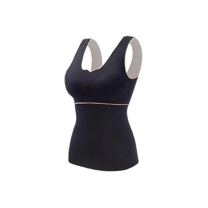 Thin Seamless Fleece Underwear Vest